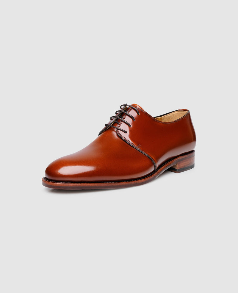 Shoepassion Rahmengenähter Plain Derby Mit Paisley-Muster Rendenbach Sonderkollektion Shoepassion