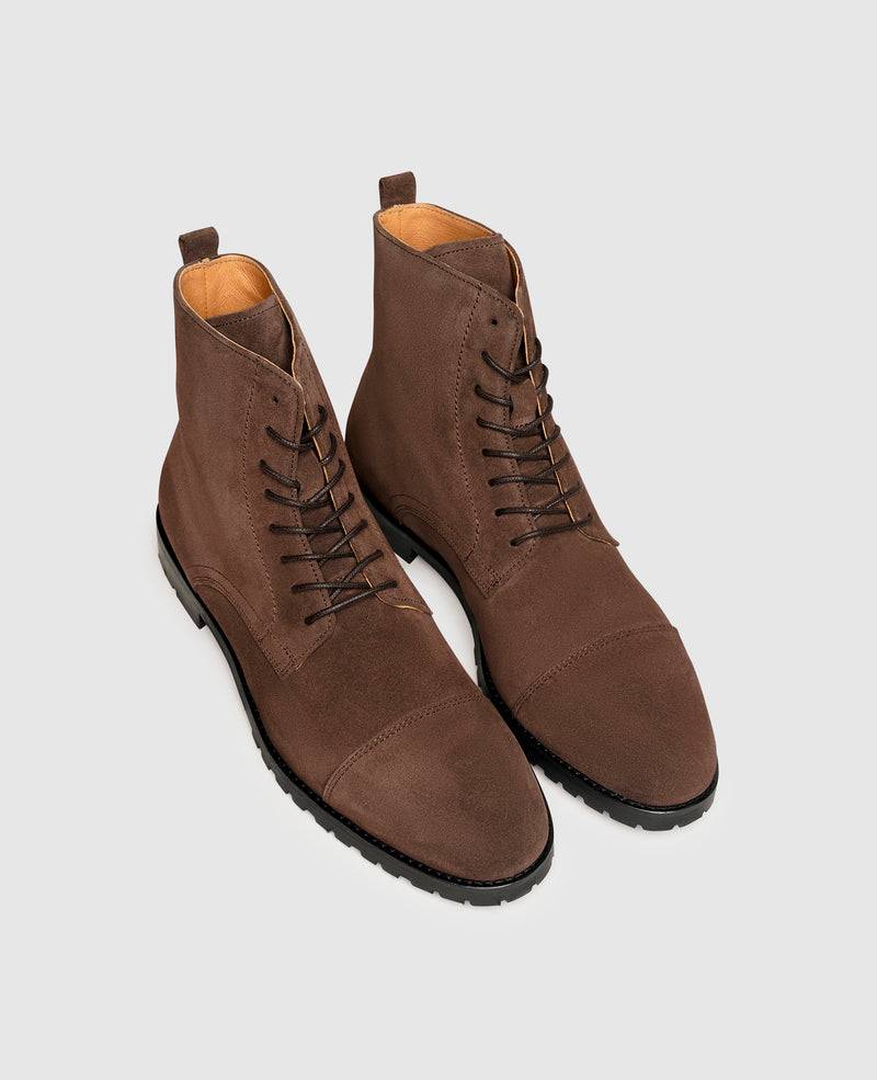 Shoepassion Robuste Boots Aus Feinem Velours Für Herren Henry Stevens Shoepassion