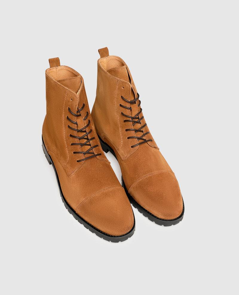 Shoepassion Robuste Boots Aus Feinem Velours Für Herren Henry Stevens Shoepassion