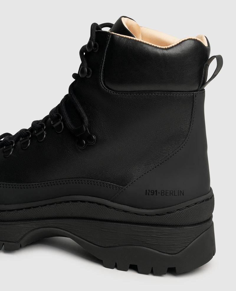 Shoepassion Schnür-Stiefel Aus Leder In Hiking-Boot-Optik N91 Shoepassion