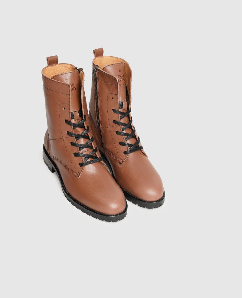 Shoepassion Schnürstiefel Aus Glattleder Für Damen Henry Stevens Shoepassion