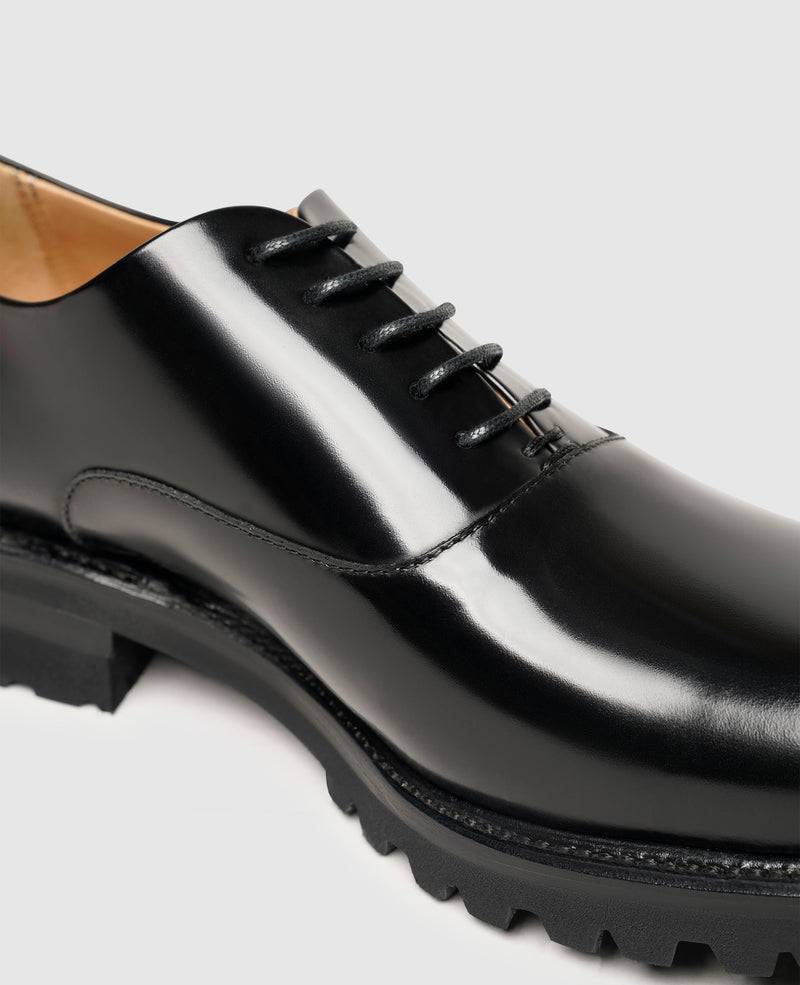 Shoepassion Seidenmatter Oxford Herrenschuh Mit Markanter Profilsohle Shoepassion