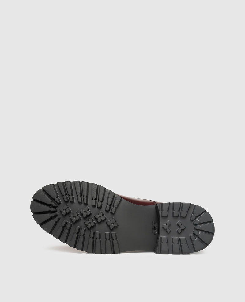 Shoepassion Seidenmatter Oxford Herrenschuh Mit Markanter Profilsohle Shoepassion