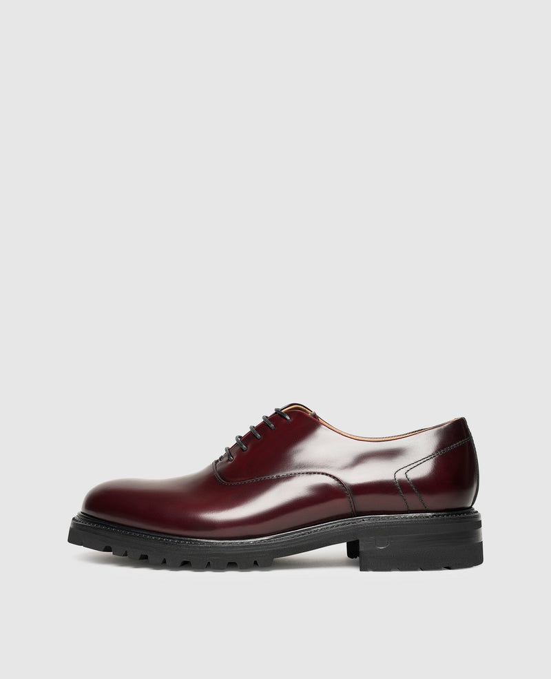 Shoepassion Seidenmatter Oxford Herrenschuh Mit Markanter Profilsohle Shoepassion