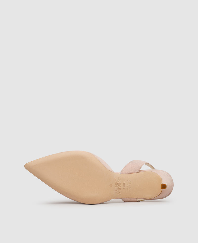 Shoepassion Slingback-Pumps Aus Ziegenleder Für Damen Henry Stevens Shoepassion