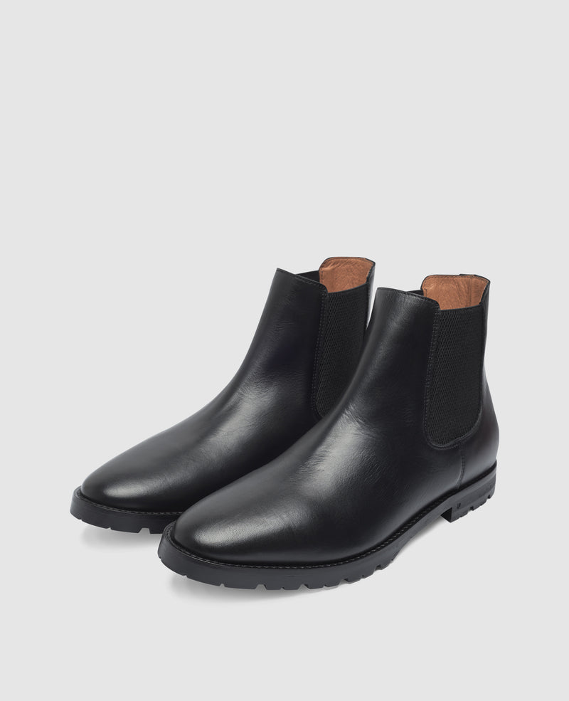 Shoepassion Wallace CB Chelsea Boot In Schwarz - Henry Stevens Shoepassion