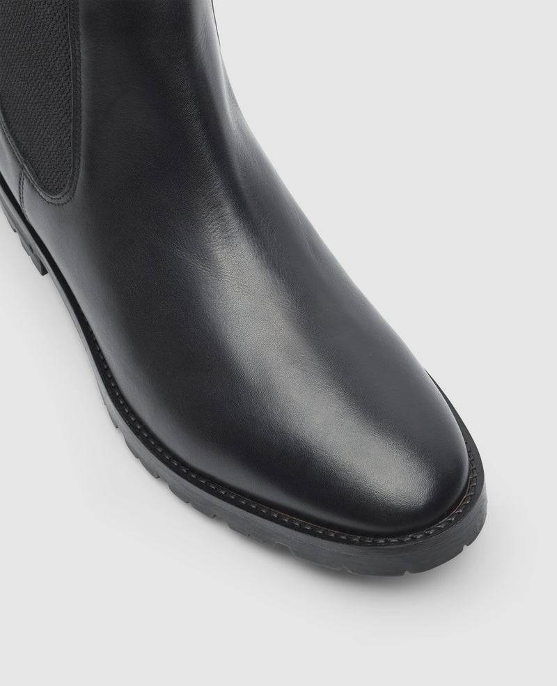 Shoepassion Wallace CB Chelsea Boot In Schwarz - Henry Stevens Shoepassion