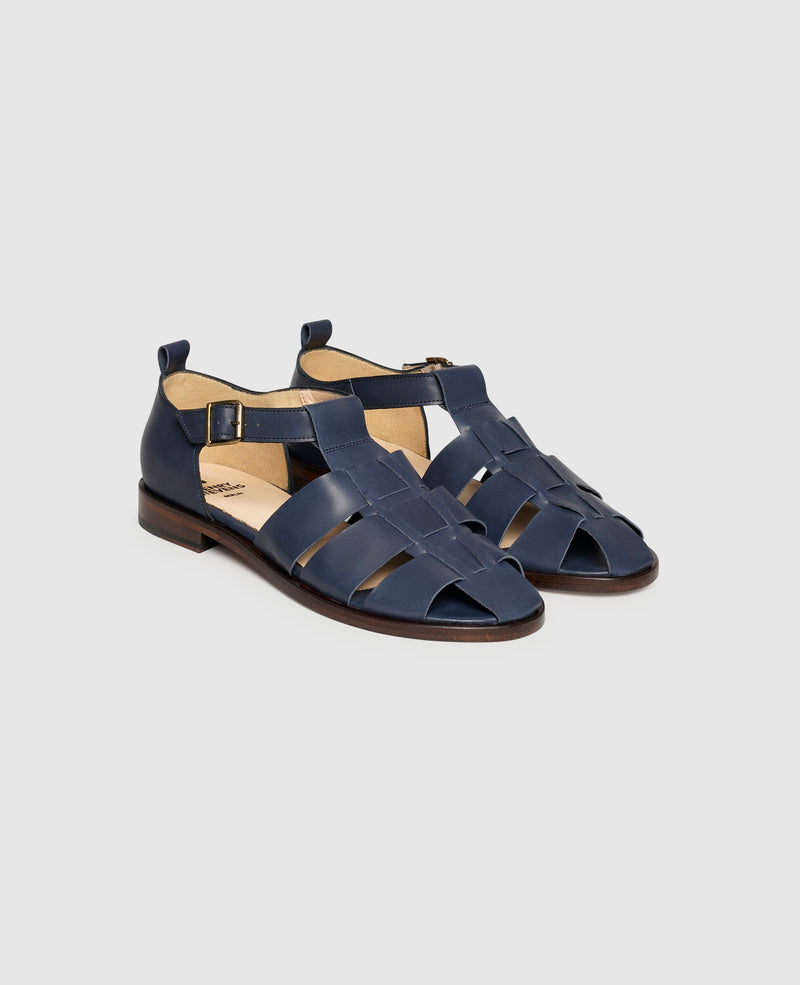 Shoepassion Wallace FSI Sandale In Navy - Henry Stevens Shoepassion