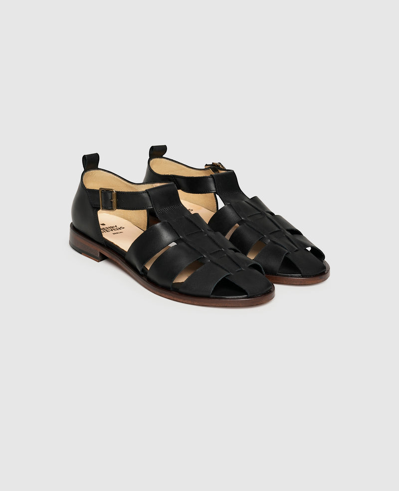 Shoepassion Wallace FSI Sandale In Schwarz - Henry Stevens Shoepassion