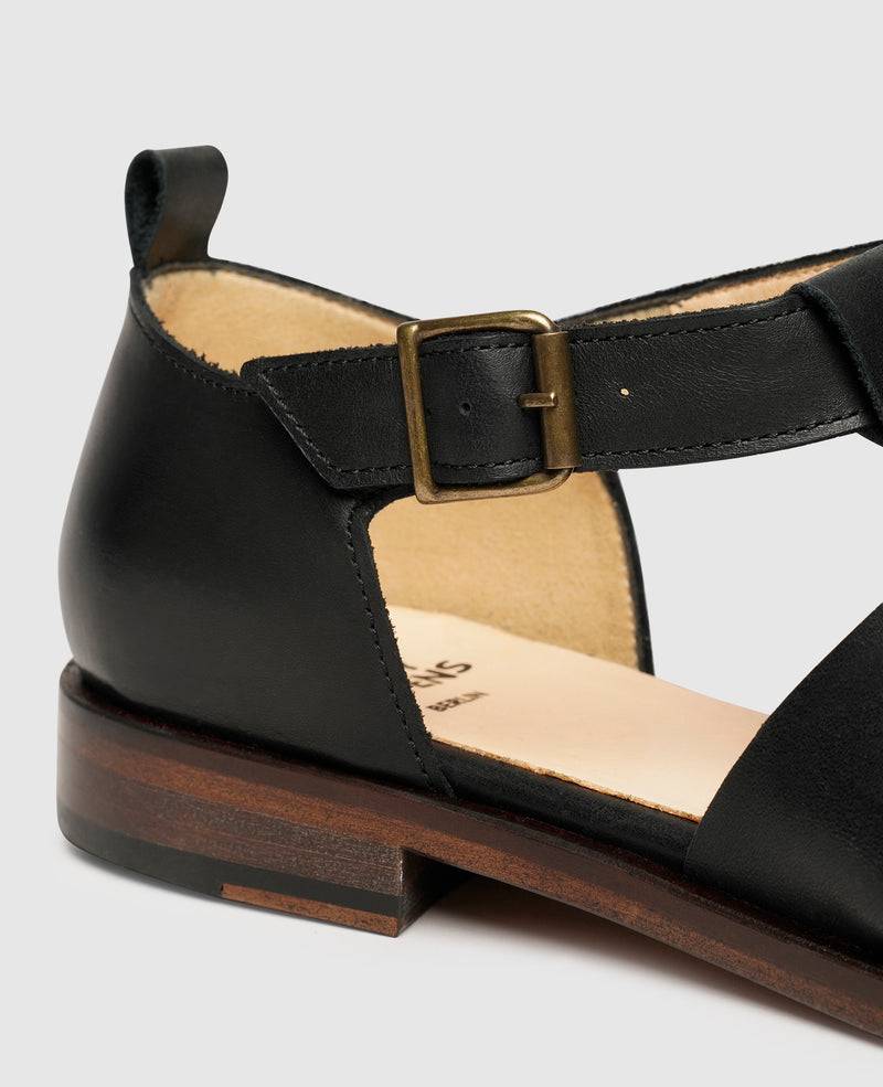 Shoepassion Wallace FSI Sandale In Schwarz - Henry Stevens Shoepassion