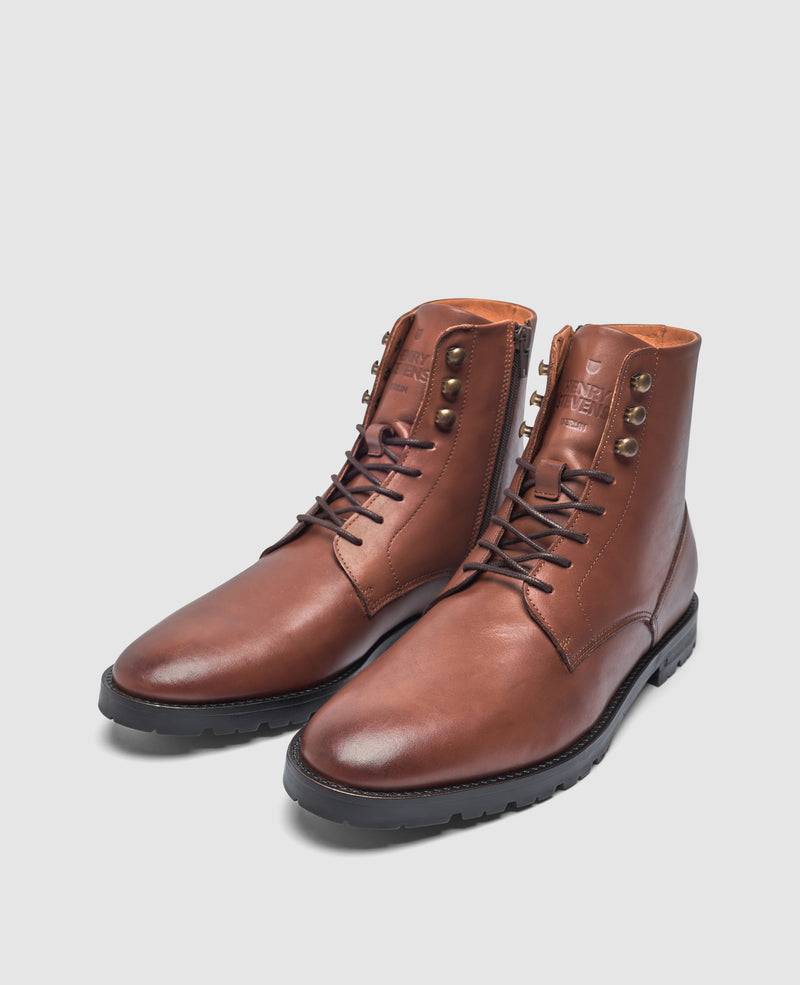 Shoepassion Wallace PDB Derby Boot In Dunkelbraun - Henry Stevens Shoepassion