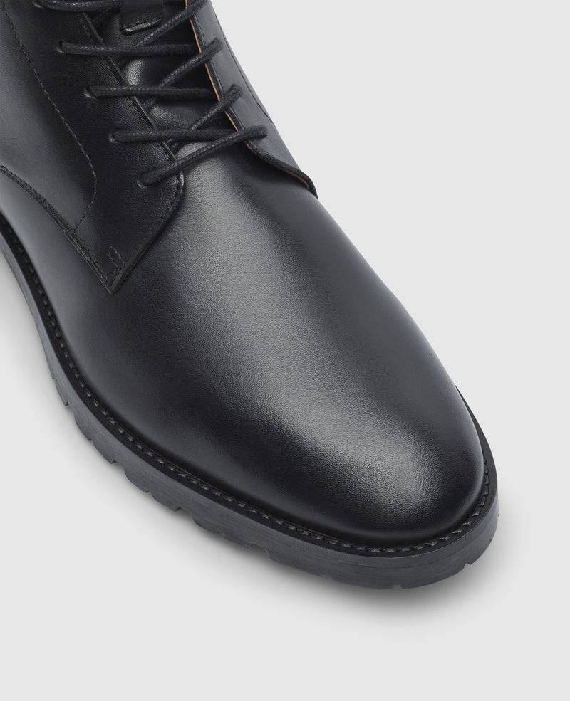 Shoepassion Wallace PDB Derby Boot In Schwarz - Henry Stevens Shoepassion