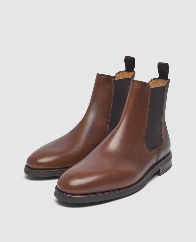 Shoepassion Winston CB2 Chelsea Boot In Mittelbraun - Henry Stevens Shoepassion