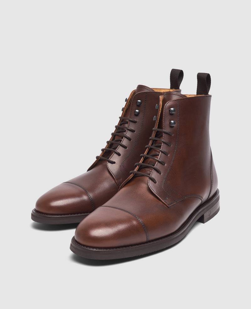 Shoepassion Winston CDB2 Derby Boot In Mittelbraun - Henry Stevens Shoepassion