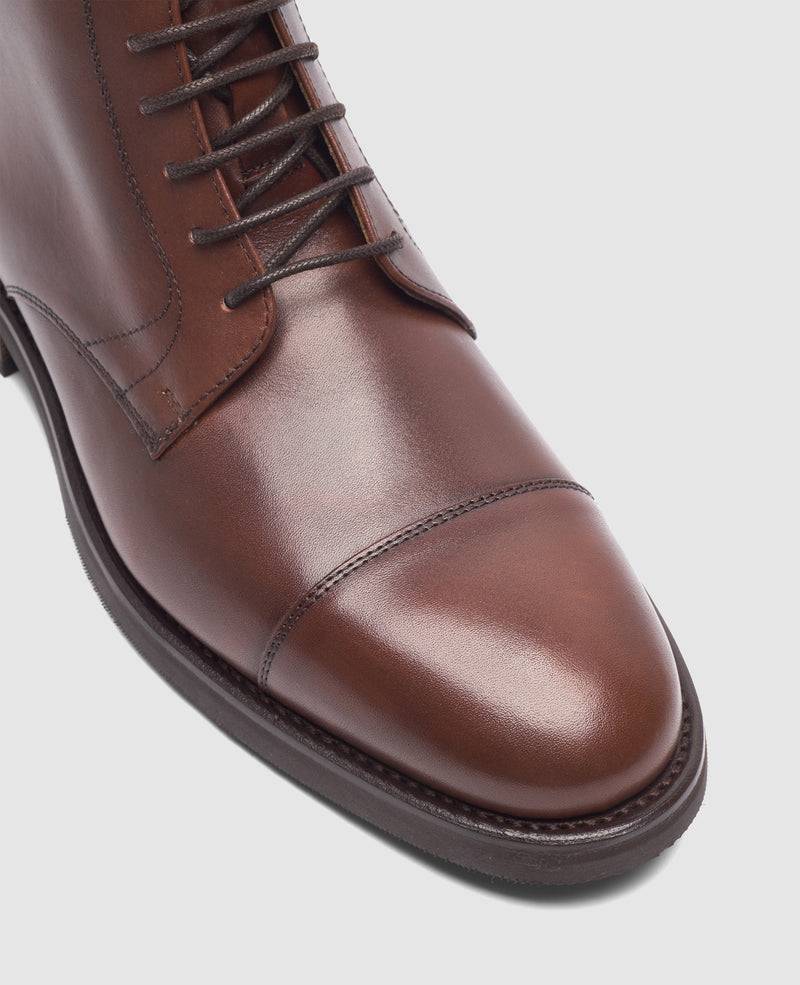 Shoepassion Winston CDB2 Derby Boot In Mittelbraun - Henry Stevens Shoepassion
