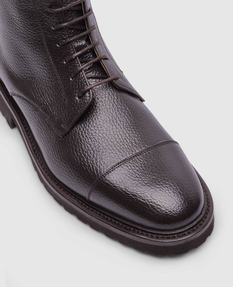 Shoepassion Winston CDB6 Derby Boot In Dunkelbraun - Henry Stevens Shoepassion