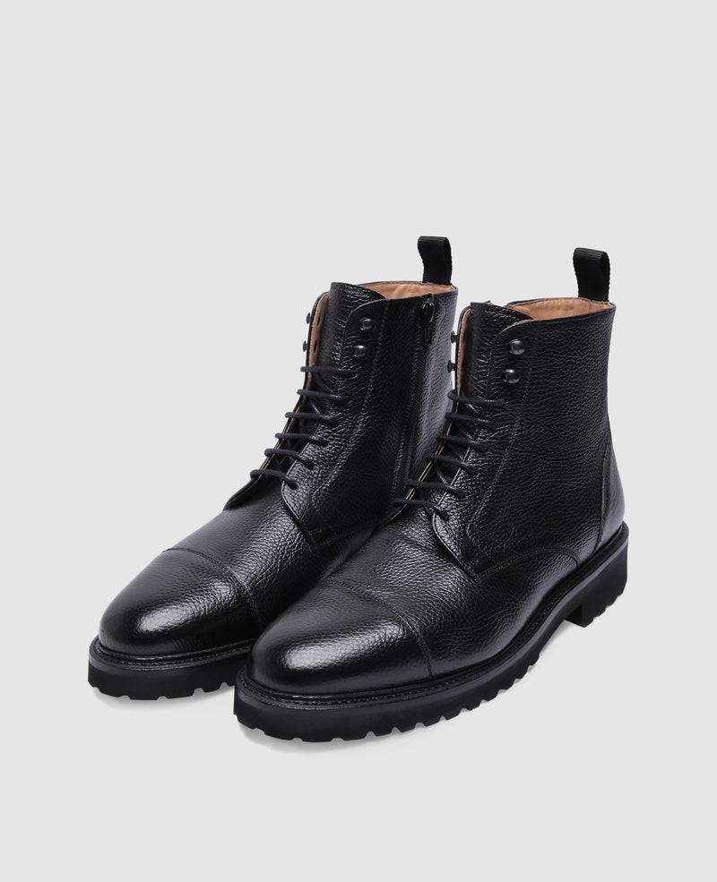 Shoepassion Winston CDB6 Derby Boot In Schwarz - Henry Stevens Shoepassion
