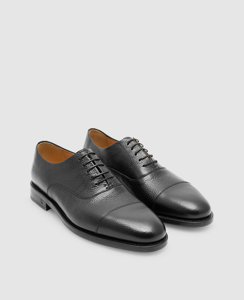 Shoepassion Winston-CO Captoe Oxfort In Black - Henry Stevens Shoepassion