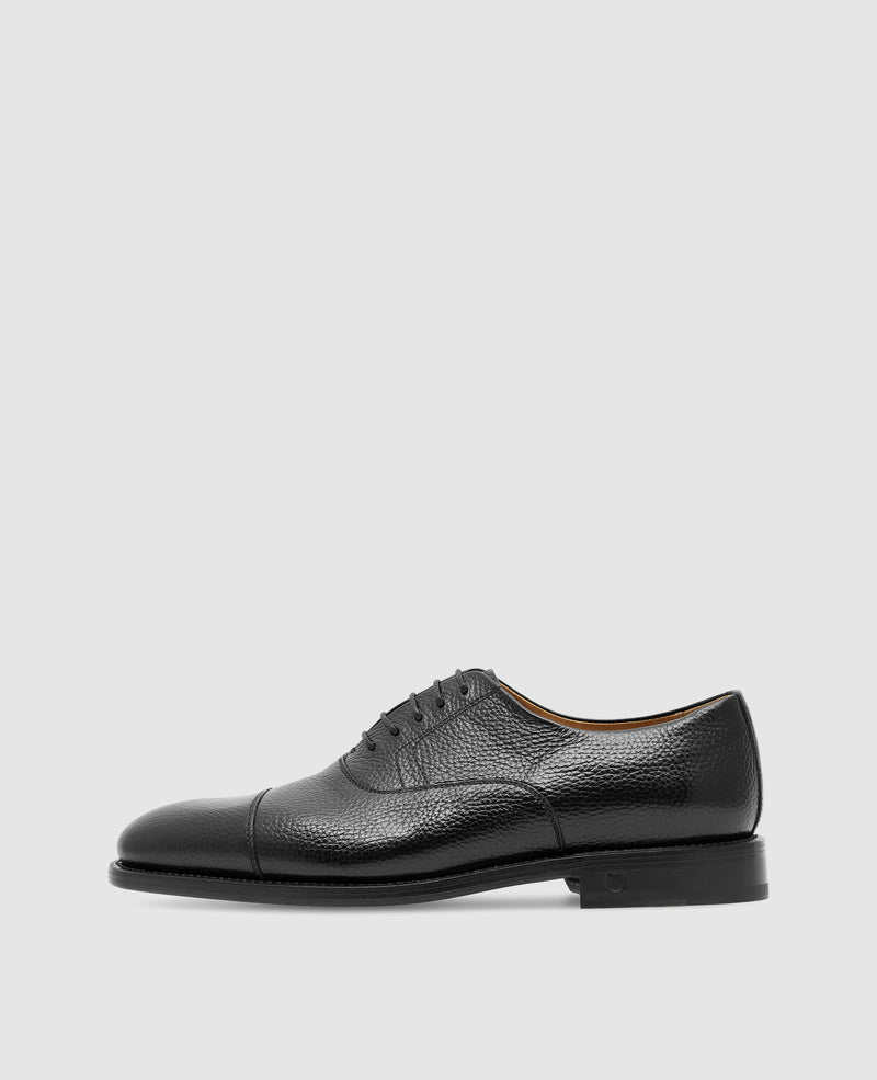 Shoepassion Winston-CO Captoe Oxfort in Black - Henry Stevens Shoepassion