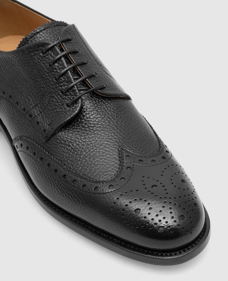 Shoepassion Winston-FBD Full-Brogue Derby In Black - Henry Stevens Shoepassion