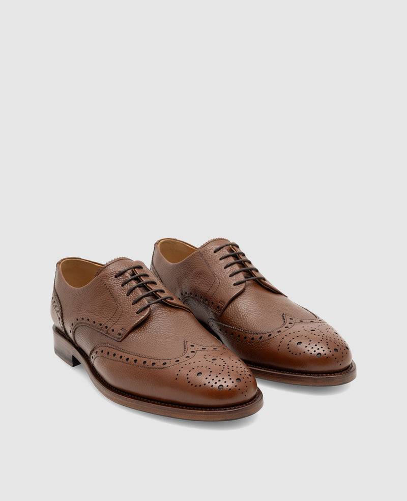 Shoepassion Winston-FBD Full-Brogue Derby In Midbrown - Henry Stevens Shoepassion