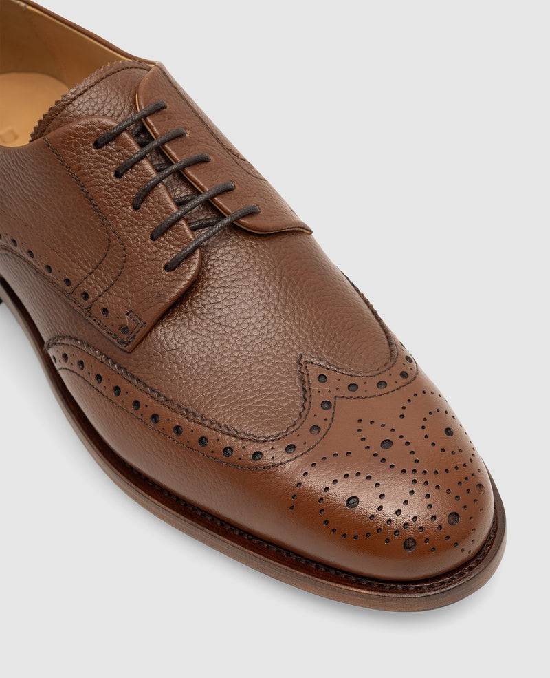 Shoepassion Winston-FBD Full-Brogue Derby In Midbrown - Henry Stevens Shoepassion