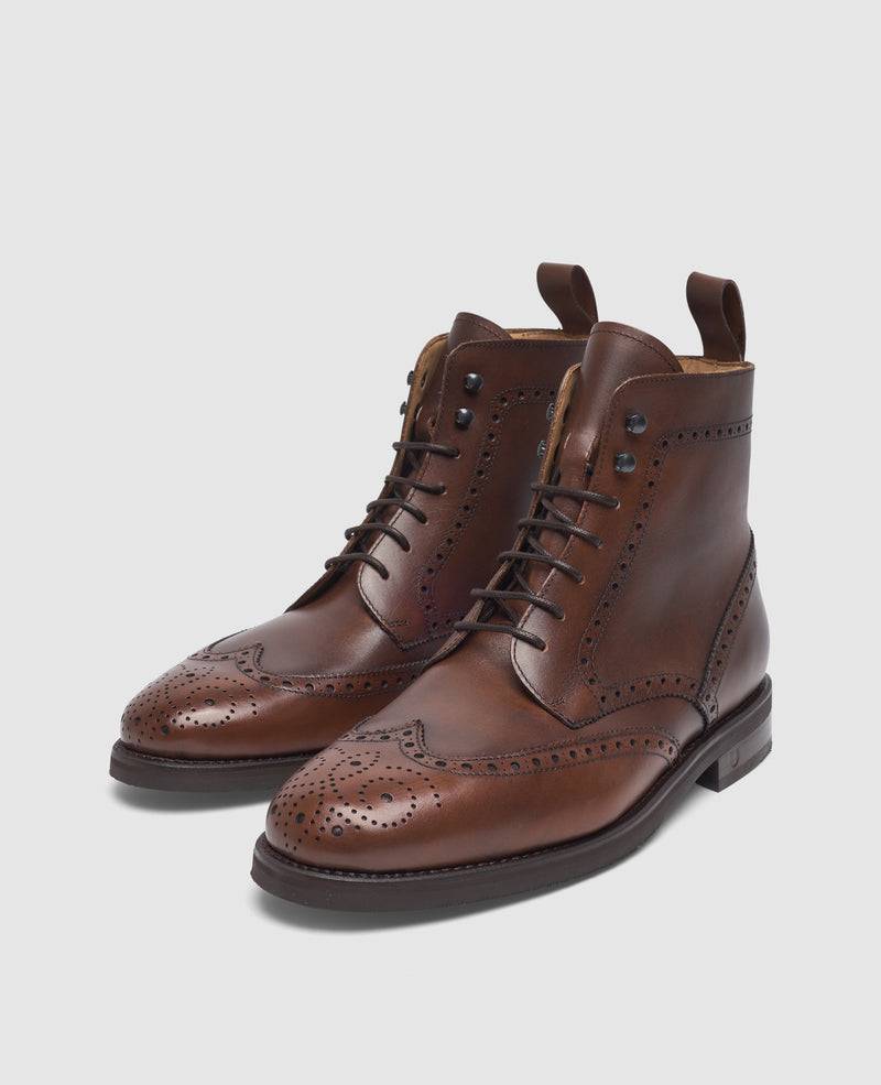 Shoepassion Winston FBDB2 Derby Boot In Mittelbraun - Henry Stevens Shoepassion