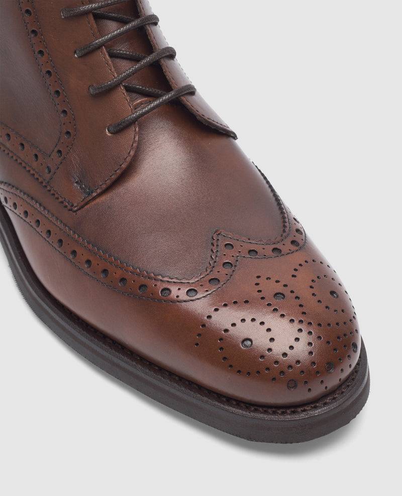 Shoepassion Winston FBDB2 Derby Boot In Mittelbraun - Henry Stevens Shoepassion