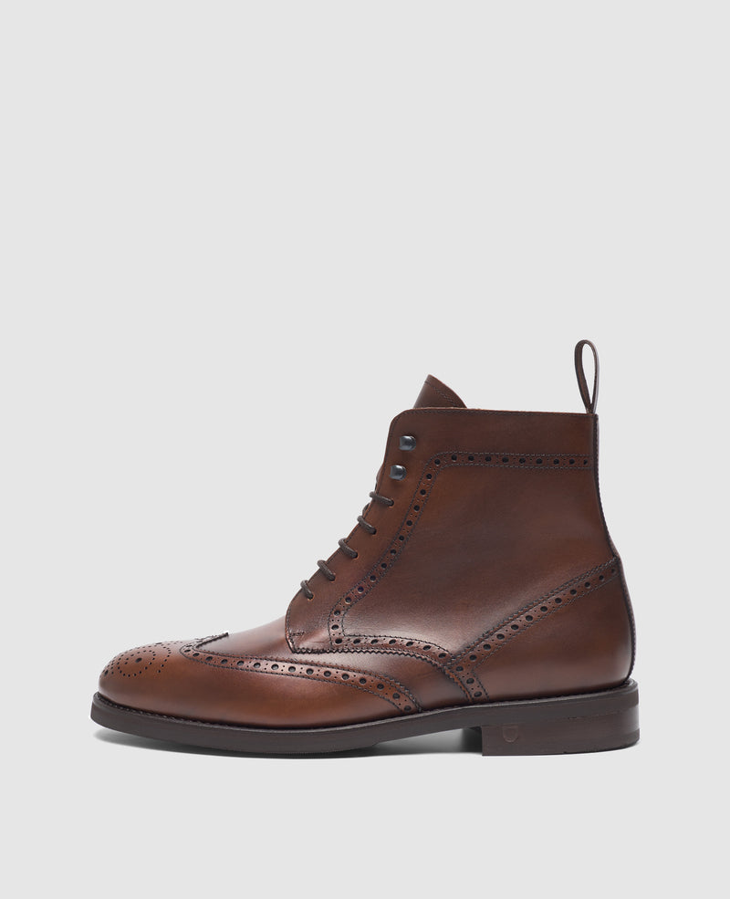 Shoepassion Winston FBDB2 Derby Boot in Mittelbraun - Henry Stevens Shoepassion