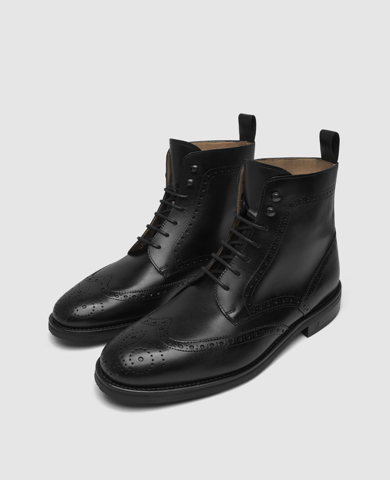 Shoepassion Winston FBDB2 Derby Boot In Schwarz - Henry Stevens Shoepassion