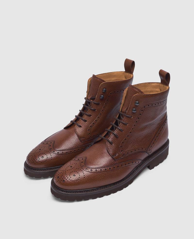 Shoepassion Winston FBDB6 Derby Boot In Mittelbraun - Henry Stevens Shoepassion