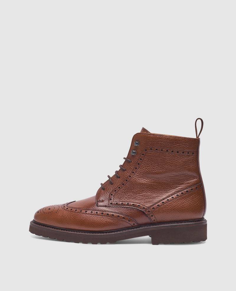 Shoepassion Winston FBDB6 Derby Boot in Mittelbraun - Henry Stevens Shoepassion