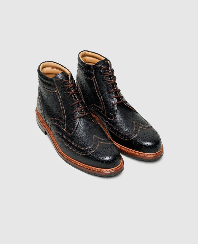 Shoepassion Zwiegenähte Herrenstiefel Mit Markantem Kalbsleder Shoepassion