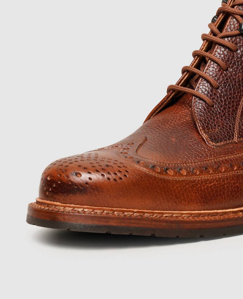 Shoepassion Zwiegenähte Herrenstiefel Mit Markantem Kalbsleder Shoepassion