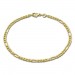 Silberdream GoldDream Armband Figaro diamantiert 333 Gold 19cm 8 Karat GDA0059Y