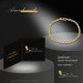 Silberdream GoldDream Armband Kordel Hohl 333 Gold 18,5cm 8 Karat GDA0408Y