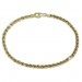 Silberdream GoldDream Armband Kordel hohl 333 Gold 19cm 8 Karat GDA0319Y