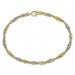 Silberdream GoldDream Armband Singapur gedreht 333 Gold 18,5cm 8 Karat GDA0138T