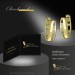 Silberdream GoldDream Creole 3er Zirkonia Ohrring 333er Gelbgold GDO5621Y