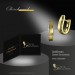 Silberdream GoldDream Creole Beauty Zirkonia Weiß Ohrring 333 Gold Echtschmuck GDO533WY