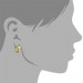 Silberdream GoldDream Creole Bicolor Zirkonia Ohrring 333 Gold Echtschmuck GDO5101T