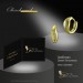 Silberdream GoldDream Creole Blatt Zirkonia Weiß Ohrring 333 Gelbgold Echtschmuck GDO538WY