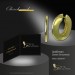Silberdream GoldDream Creole Classic 22mm Ohrring 333er Gelbgold Echtschmuck GDO5676Y