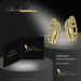 Silberdream GoldDream Creole Classic Oval Zirkonia Ohrring 333 Gold Echtschmuck GDO5627Y