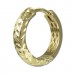 Silberdream GoldDream Creole Cut 18mm Ohrring 333er Gelbgold Echtschmuck GDO5692Y