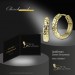 Silberdream GoldDream Creole Cut 18mm Ohrring 333er Gelbgold Echtschmuck GDO5692Y
