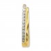 Silberdream GoldDream Creole Double Line Zirkonia Ohrring 333 Gold Echtschmuck GDO5661Y