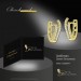 Silberdream GoldDream Creole Double Oval Zirkonia Ohrring 333 Gold Echtschmuck GDO5624Y