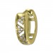 Silberdream GoldDream Creole Dreiecke Zirkonia Ohrring 333 Gold Echtschmuck GDO5629Y