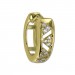 Silberdream GoldDream Creole Dreiecke Zirkonia Ohrring 333 Gold Echtschmuck GDO5629Y
